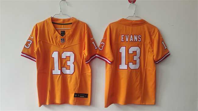 Youth Tampa Bay Buccaneers #13 Mike Evans Orange F.U.S.E Throwback Vapor Untouchable Limited Stitched Jersey